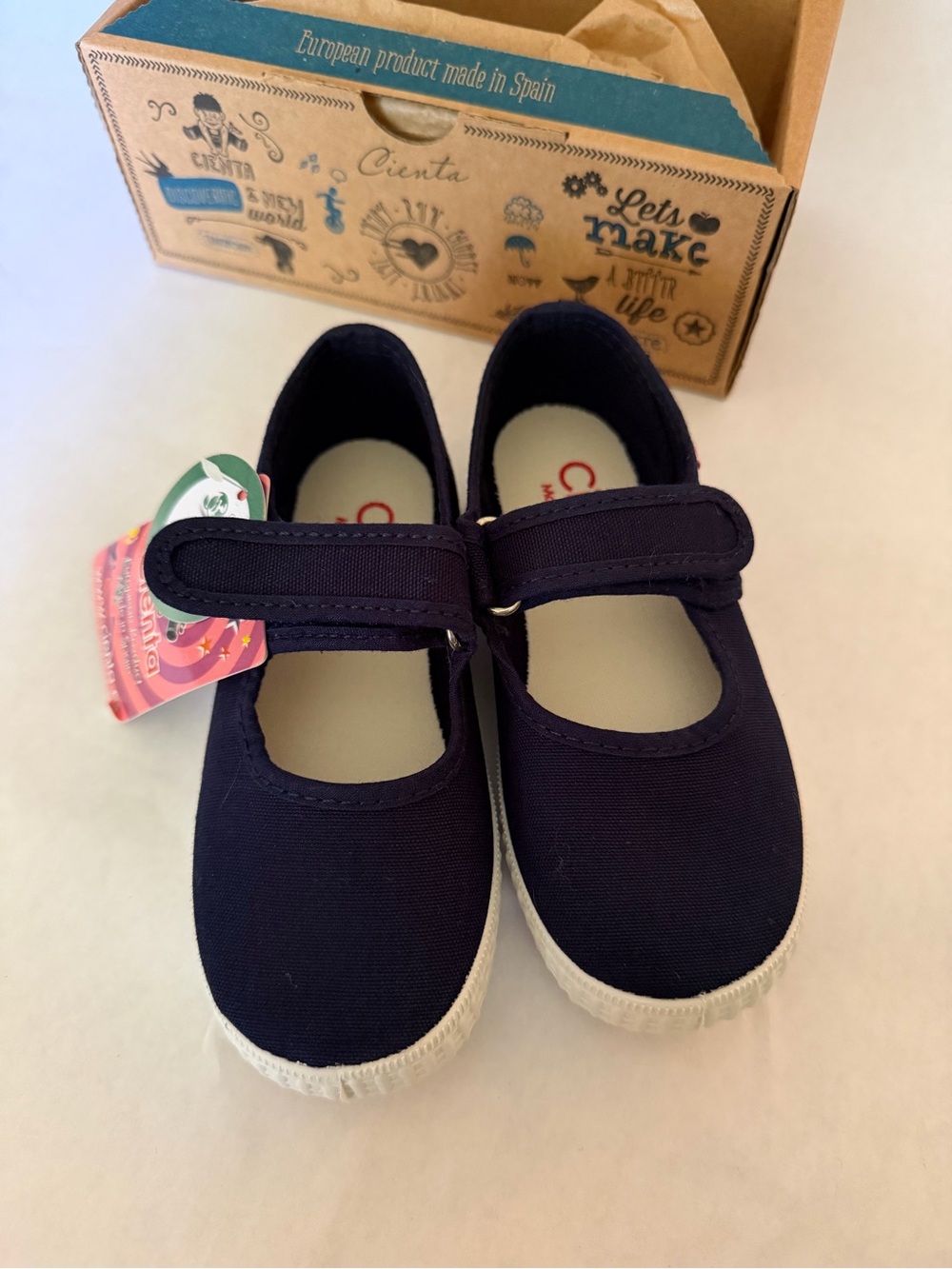 Cienta Marino Kids Slip-On Shoes - Navy